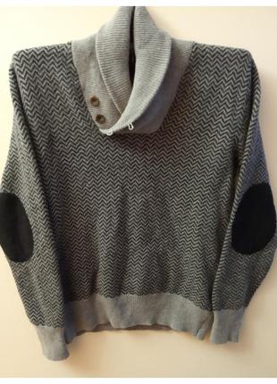 Розпродаж чоловічий в'язаний светр, кофта, невеликий розмір,б/у в дуже гарному стані