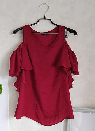 Красива блузочка насиченого винного кольору