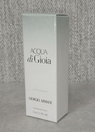 Giorgio armani acqua di gioia 15 мл миниатюра для женщин (оригинал)1 фото