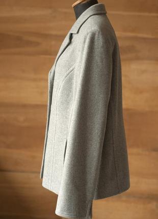 Світло сіре кашемірове напівпальто піджак жіноче charles vogele, розмір l, xl4 фото