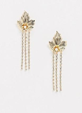 Довгі сережки asos
