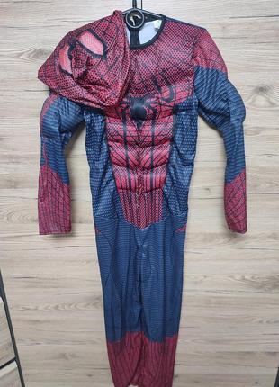 Детский костюм спайдермен, человек паук на 7-8, 9 лет