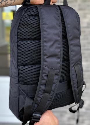 Мужской черный тактический городской рюкзак портфель тонкий для ноутбука прочный7 фото