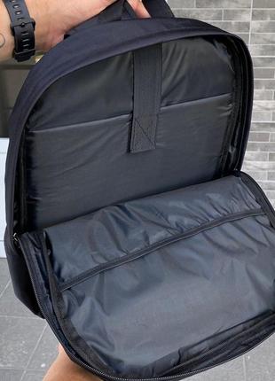 Мужской черный тактический городской рюкзак портфель тонкий для ноутбука прочный6 фото