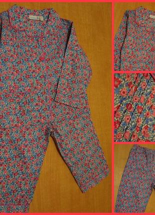 Jojo maman bebe хлопковая пижама 1-1,5 года піжама