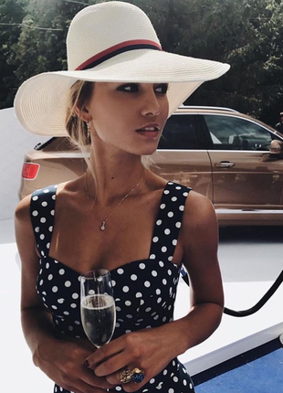 Блузочка бюстьє в горошок