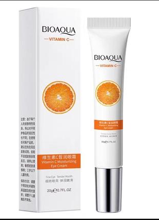 Крем для шкіри навколо очей bioaqua vitamiv c moisturizing eye cream з вітаміном с