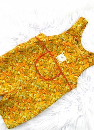 Крутой летний полукомбинезон песочник  mini jungle