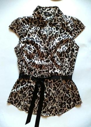 Блуза в леопардовый принт2 фото