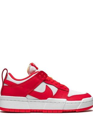 Кроссовки nike dunk low disrupt siren red