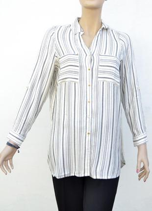 Удлиненная женская рубашка в полоску george