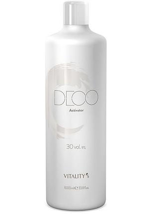 Активатор для порошка 9% vitality's deco activator 1000мл