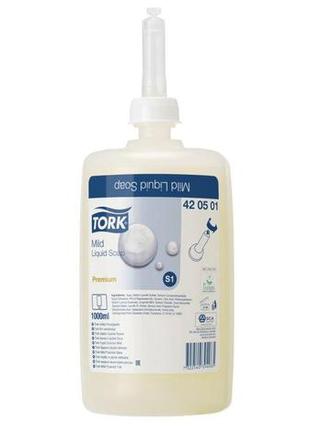 Tork premium рідке мило-крем для рук 1000 мл., кремове s1