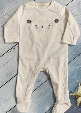 Человечек теплый на новорожденное малышке florence &amp; fred