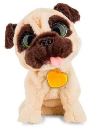 М'який інтерактивний цуцик розумний вихованець ch toys з командами російською мовою білий мр2150