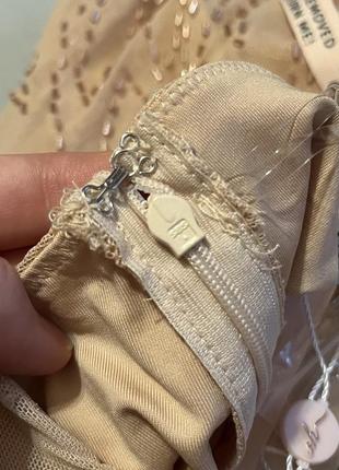 Асимметричная юбка из сеточки вышитая бисером от oh polly4 фото