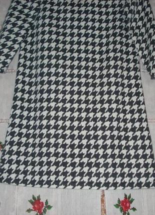 Сукня"гусячі лапки""h&m"р. xs ,чорно-біле.4 фото