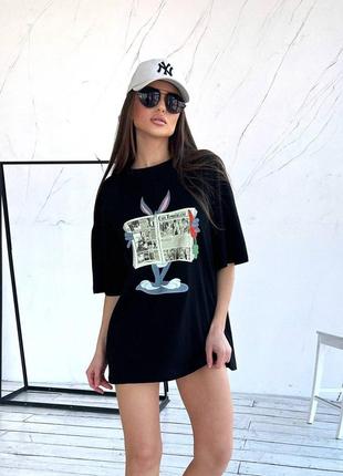 Футболка оверсайз 🖤