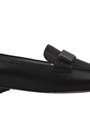 Туфли на низком ходу женские anemone натуральная кожа, цвет черный, 392 фото