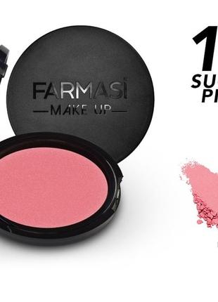 Рум'яна tender blush on 15 цукровий рожевий/sugar pink 5 г farmasi