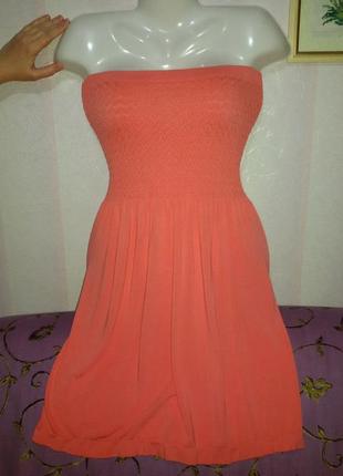 Трикотажное красивое платье - сарафан (пог-33-55 см)   54