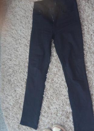 Узкие темно-синие джинсы ally 26 размер3 фото