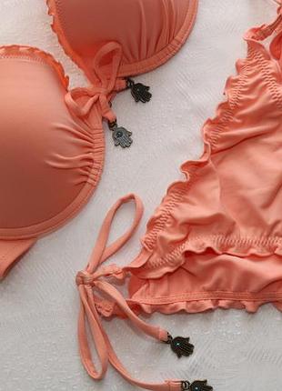 75с-34с (низ с/м) купальник бикини с нежного персикового цвета