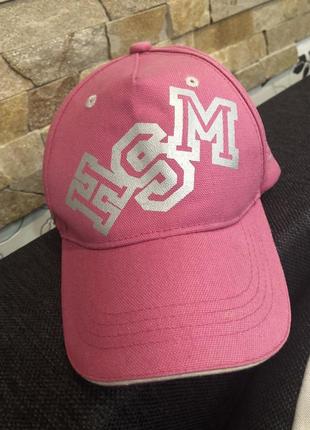Бейсболка брендовая  розовая
