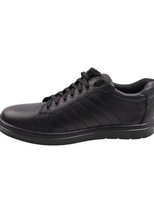 Кеди мужские maxus shoes черные натуральная кожа, 482 фото