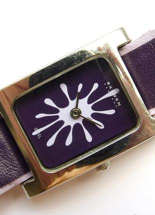 Skagen denmark часы оригинал циферблат клякса мех. золоченая miyota