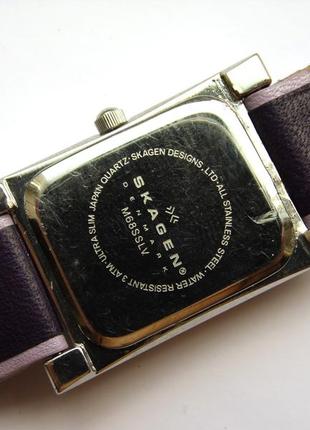 Skagen denmark часы оригинал циферблат клякса мех. золоченая miyota10 фото