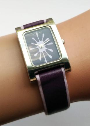 Skagen denmark часы оригинал циферблат клякса мех. золоченая miyota