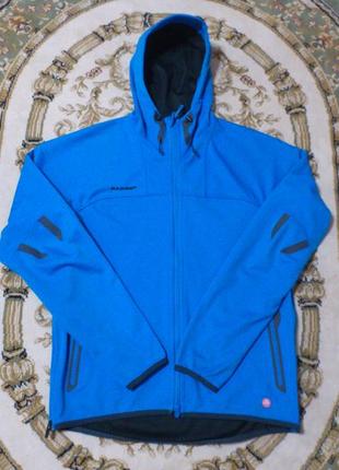 Худі чоловіча синя кофта куртка вітровка худі 🐘mammut herren ultimate hoody р. l🇱🇻