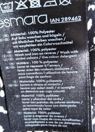 Лёгкая блуза на запах, s 36-38 euro (наш 42-44), esmara германия черная7 фото