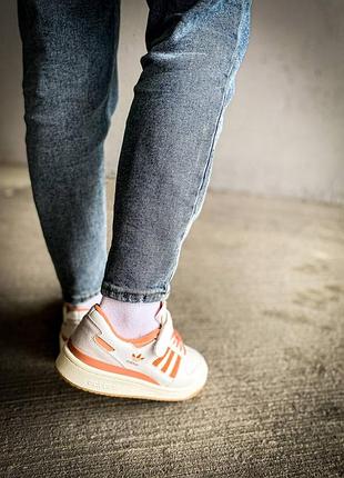 Adidas forum 84 low "cream orange" 7