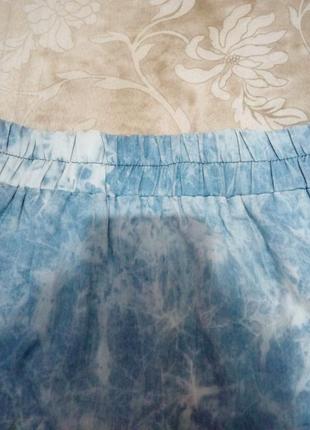 🌟 объемная летняя юбка под джинс🌟👓5 фото