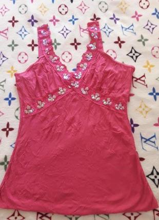 Стильный топ с паетками