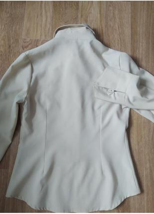 Блузка офисная с длинным рукавом, кэжуал блузка5 фото