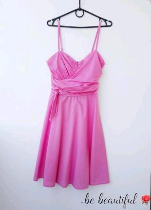 Актуальное розовое платье от h&m розовый сарафан l