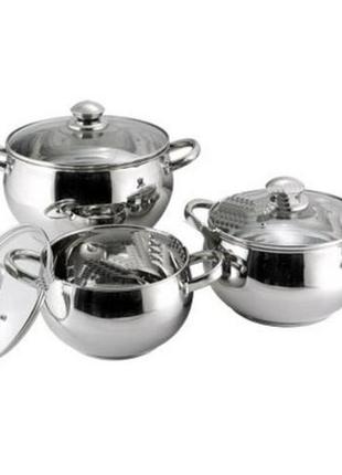 Набор посуды bohmann bh 0506 6 пр.