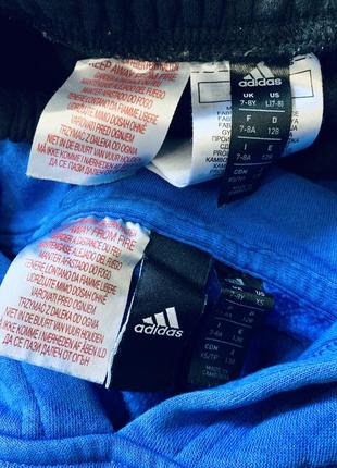 Спортивный костюм хлопковый на  байке - толстовка и джогеры adidas (оригинал)4 фото