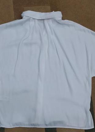 Біла сорочка блуза блузка рубашка белая большой размер7 фото