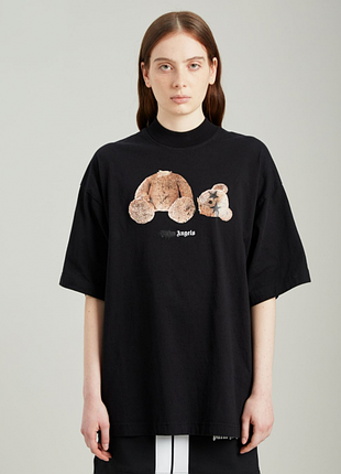 Черная футболка palm angels