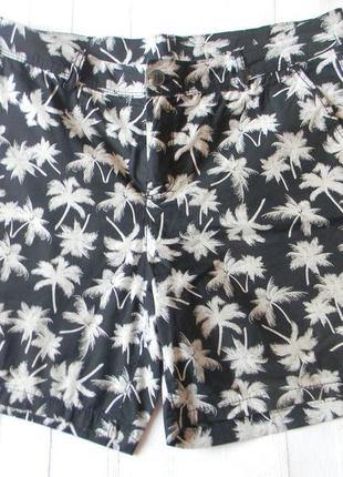 Хлопковые шорты в пальмы jessica (c&a) р.42