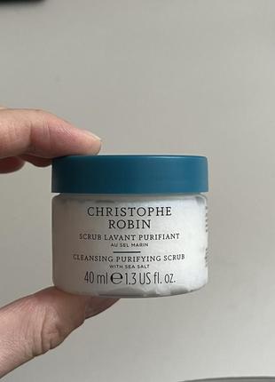 Christophe robin scrub скраб для шкіри голови 40 мл1 фото