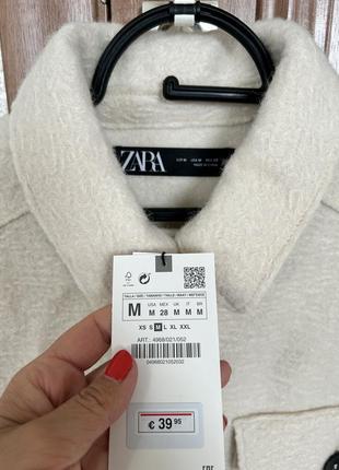 Куртка рубашка zara, размер м4 фото