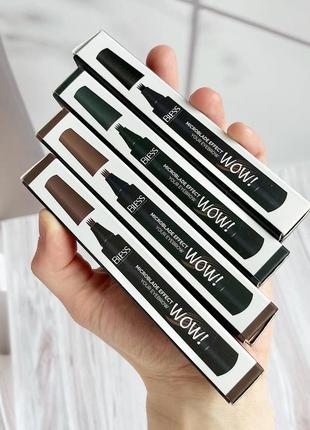Маркер для бровей bless beauty wow tattoo brow pen