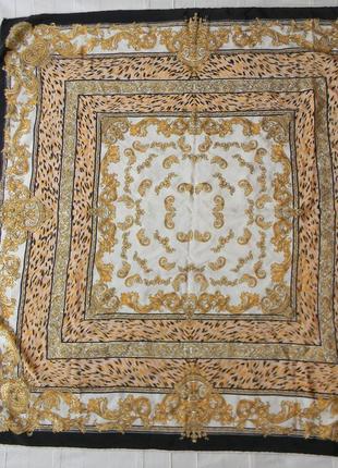 Большой шелковый платок tekbir 101*106 турция4 фото