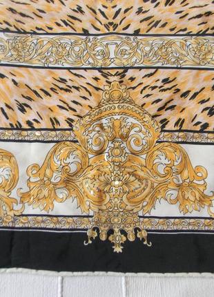 Большой шелковый платок tekbir 101*106 турция5 фото