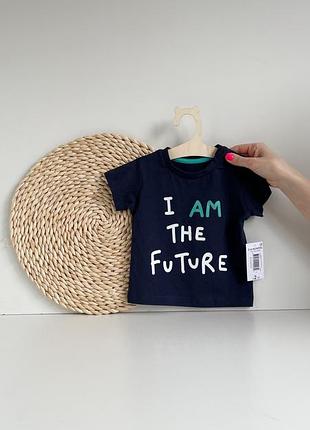 Футболка нова з біркою 3-6 місяців (68 см)